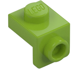 LEGO Lime Fäste 1 x 1 med 1 x 1 Platta Ner (36841)