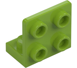 LEGO Lime Bracket 1 x 2 - 2 x 2 Up (99207)