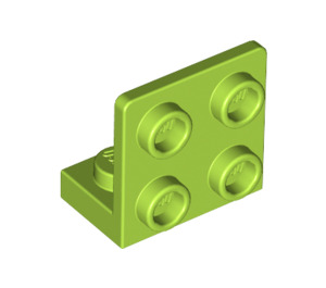 LEGO Limette Halterung 1 x 2 - 2 x 2 Oben (99207)