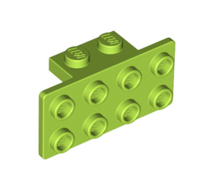 LEGO Limette Halterung 1 x 2 - 2 x 4 (21731 / 93274)