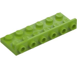 LEGO Lime Uloke 2 x 6 jossa 1 x 6 Ylös (64570)