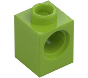 LEGO Lime Brick 1 x 1 with Hole (6541)