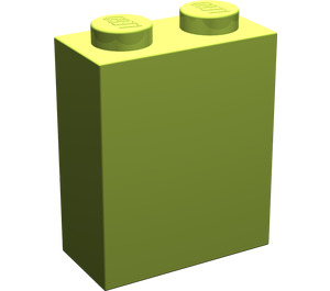LEGO Lime Brick 1 x 2 x 2 with Inside Axle Holder (3245)