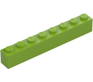 LEGO Limetková Kostka 1 x 8 (3008)