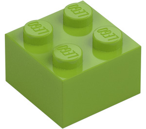 LEGO Lime Brick 2 x 2 (3003 / 6223)