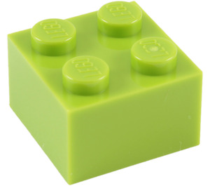 LEGO Lime Brick 2 x 2 (3003 / 6223)