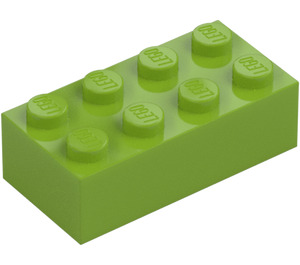 LEGO Limoen Steen 2 x 4 (3001 / 72841)