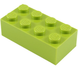 LEGO Limette Backstein 2 x 4 (3001 / 72841)