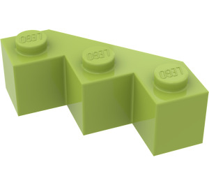 LEGO Lime Brick 3 x 3 Facet (2462)
