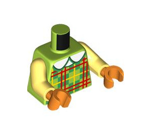 LEGO Lime Bunnie Minifig Torso (973 / 76382)