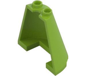 LEGO Lime Cone 2 x 4 x 3 Half (38317)