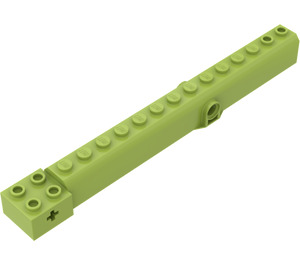 LEGO Limoen Kraan Arm Buiten met Pegholes (57779)