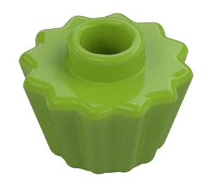 LEGO Limette Cupcake Liner mit flacher Oberseite (79743)