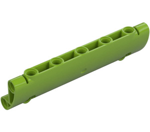 LEGO Lime Böjd Panel 11 x 3 med 2 Stift Hål (62531)