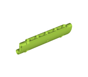 LEGO Lime Curved Panel 11 x 3 with 2 Pin Holes (62531)