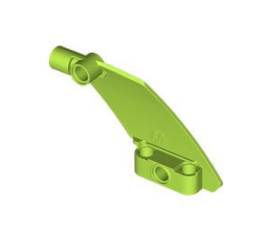 LEGO Lime Curved Panel 5 x 7 Right (80268)