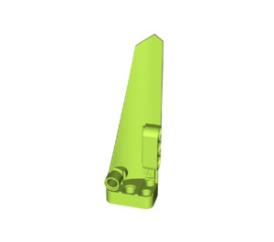 LEGO Lime Curved Panel 6 Right (64393)