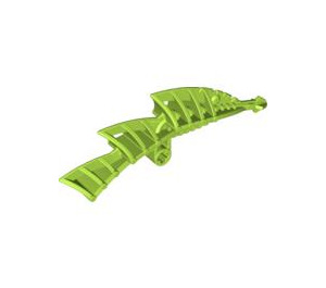 LEGO Lime Curved Spear with Fins (87827)