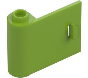 LEGO Lime Dörr 1 x 3 x 2 Vänster med ihåligt gångjärn (92262)