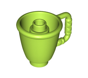 LEGO Limette Duplo Tea Cup mit Griff (27383)