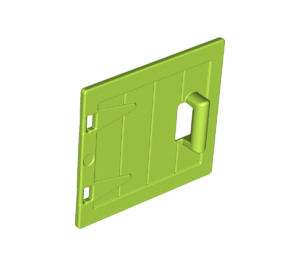 LEGO Lime Duplo Wooden Door 1 x 4 (87653 / 98459)