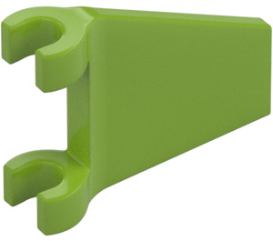 LEGO Lime Flag 2 x 2 Angled with Flared Edge (80324)