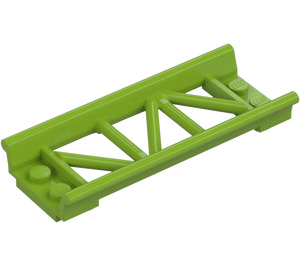 LEGO Limetková Nosník 2 x 8 s Edges (26022)