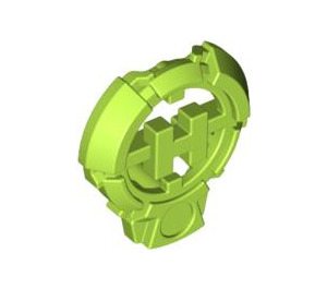 LEGO Lime H Icon with Stick 3.2 (92199)