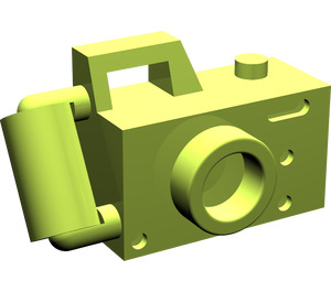 LEGO Chaux Handheld Caméra avec viseur aligné à gauche (30089)