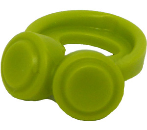 LEGO Lime Headphones Around Neck (66913 / 78135)