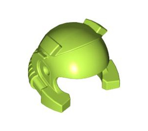 LEGO Lime Helmet with Side Sections and Headlamp (30325 / 88698)