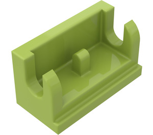 LEGO Citron Vert Charnière 1 x 2 Base (3937)