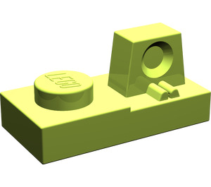 LEGO Lime Hinge Plate 1 x 2 Locking with Single Finger On Top (30383 / 53922)