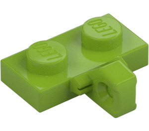 LEGO Lime Cerniera Piastra 1 x 2 con Verticale Bloccante Stub con scanalatura inferiore (44567 / 49716)