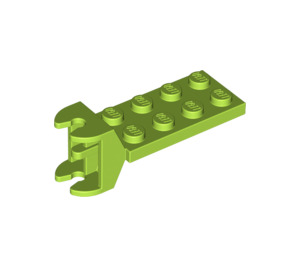 LEGO Lime Hinge Plate 2 x 4 with Articulated Joint - Female (3640)