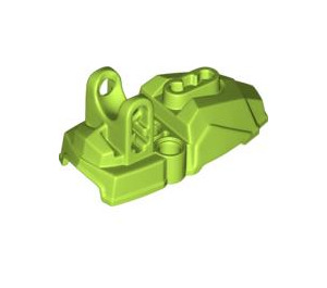 LEGO Lime Large Figure Foot 3 x 7 x 3 (90661)