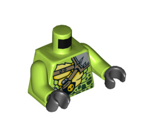 LEGO Limette Lasha Minifig Torso (973 / 76382)