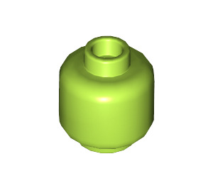 LEGO Limette Minifigure Kopf (Einbau-Vollbolzen) (3274 / 3626)
