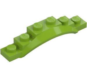 LEGO Lime Lokasuoja Levy 1 x 6 jossa Reuna (4925 / 62361)