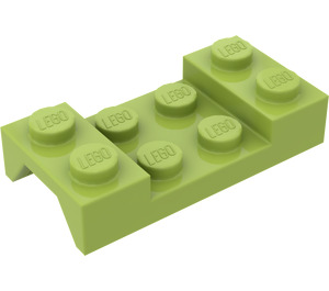 LEGO Lime Parafango Piastra 2 x 4 con Arco senza foro (3788)