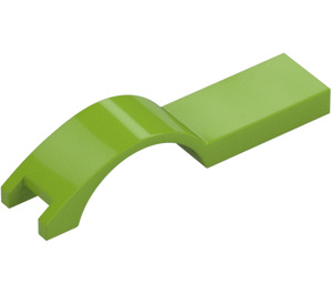 LEGO Lime Mudguard Tile 1 x 4.5 (50947)