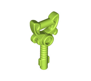 LEGO Lime Ornamental Key with Stud (19118)