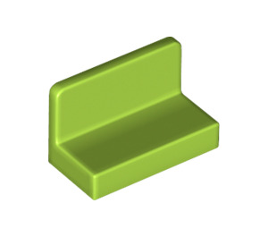 LEGO Lime Panel 1 x 2 x 1 with Rounded Corners (4865 / 26169)