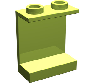LEGO Limoen Paneel 1 x 2 x 2 zonder zijsteunen, holle noppen (4864 / 6268)