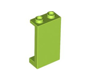 LEGO Limoen Paneel 1 x 2 x 3 met zijsteunen - holle noppen (35340 / 87544)