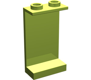 LEGO Limoen Paneel 1 x 2 x 3 zonder zijsteunen, holle noppen (2362 / 30009)