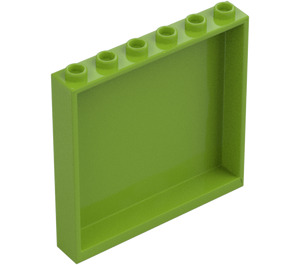 LEGO Citron Vert Panneau 1 x 6 x 5 (35286 / 59349)