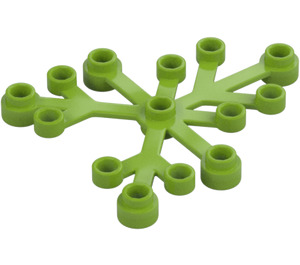 LEGO Lime Pianta Foglie 6 x 5 (2417)