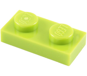 LEGO Lime Plate 1 x 2 (3023 / 28653)
