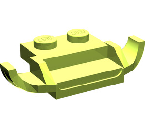 LEGO Lime Plate 1 x 2 with Racer Grille (50949)